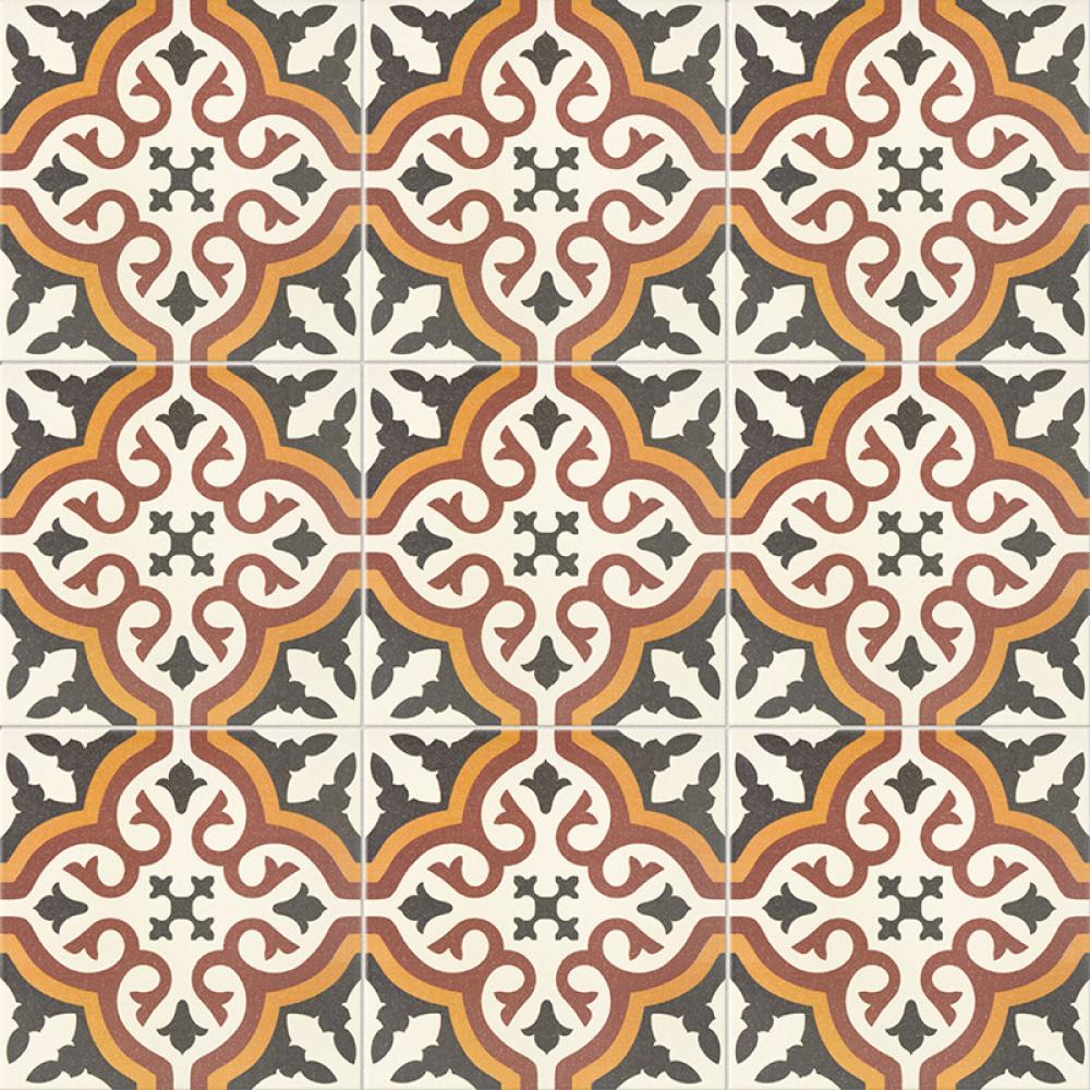 mainzu victorian gotic center 20x20 cierna biela oranzova vzorovany cementovy panel keramicka dlazba podlaha vintage country mediteranska obcianska kupelna kuchyna obklad stena obklad dlazba kuchyna.jpg